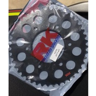 Yamaha 415 Y15ZR Y16ZR FZ150 RK Black Steel Sprocket (6 Hole) SPOKET HITAM 415 Y15