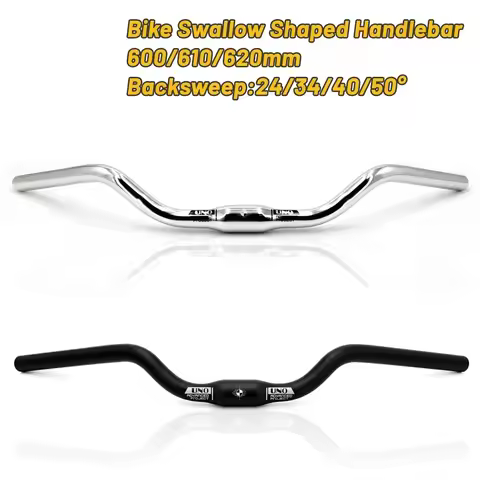 Bicycle Handlebar 25.4/31.8mm Bike Swallow Shaped Mountain MTB Bicycle M Type Trekking Bar 600/610/6