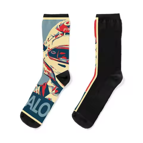 Fernando Alonso F1 Essential T-Shirt Socks warm winter FASHION shoes Socks Woman Men's