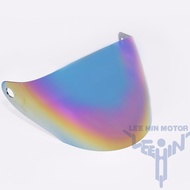 Xdot Iridium Rainbow Visor for non gear helmet (Xdot G518 Swam Laser TSR )