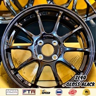 [NEW] ORIGINAL AOW ZE40 16 INCH GLOSS BLACK [FLOW FORMING TECHNOLOGY]