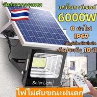 【เปลี่ยนฟรี 10ปี】โคมไฟโซล่าเซลล์สปอตไลท์ solar light IP67 LED โซล่าเซลล์ 100W 150W 2000W 2500W 5000W 6000W โซล่าเซลล์ ไฟLED กันน้ำ ป้องกันฟ้าผ่า