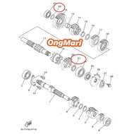 Yamaha Y15ZR FZ150 LC135 5 Speed 5S Transmission engine Washer Gear Box -90201-20814 90201-173F4