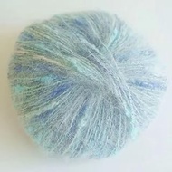 Blue Speckled Woolen Yarn 1 Roll, Acrylic Dacron Blend, Perfect for Knitting, Crochet, Crafts Gifts,