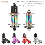 [risingmp] Hassns Pro7 Mtb Hubs Six Jaws 120 Rattle Quick Release 24 Hole 32 Hole Quad Perrin 8 9 10