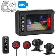 XBHT 2K High Definition Motorcycle Driving Recorder with BSD Blind Spot Warning And Tire Pressure Mo