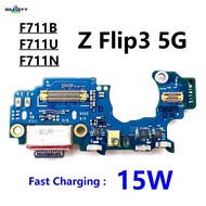 1pcs For Samsung Galaxy Z Flip3 5G F711B F711U SM-F711N USB Charging Connector Board Charger Dock Po