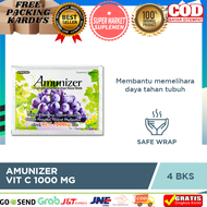 BISA COD/BAYAR DITEMPAT- Amunizer Vitamin C 1000 mg Isi 4 Sachet - Menjaga Daya Tahan Tubuh PROMO-OR