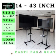 Standing Bracket TV | Bracket Standing TV | Stand TV | TV Stand 14-43" - RODA VESA 20X30