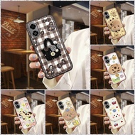 Shockproof Cloth Patch Phone Case For ZTE Blade A35e 6GB RAM 64GB three-dimensional Embroidery Prote