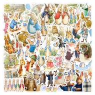 56Pcs/Set Peter Rabbit Stickers Waterproof Stickers Decal for Toys