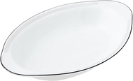 37A396-17 Ocean Tableware, Reinforced Porcelain, Cafe Au Gratin Dish, Diameter Approx. 8.3 x 5.1 x 1