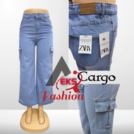 Women cargo plus size jeans pants 👩‍🦰