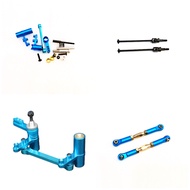 Part up grade metal rc car 1:10 HSP 94118 rally HSP 94170 short truck - steering parts complete - 2 
