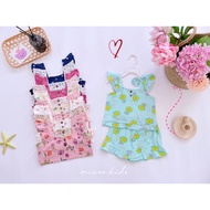 NEW(1-6y/old) Miwoo Skort (Skirt+Short) Cute Terno For Girls Play Set/Kids Coords/Baby Girl Terno