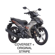 [DIJAMIN ORI velozi YAMAHA Y15 V2  Y15ZR YSUKU V2TITAN CYAN Cover Set / Body Body Cover Set 100% Ori