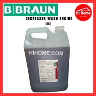 B BRAUN ENGINE DEGREASER CHEMICAL WASH OIL DEGREASER OIL GREASE CLEANER PENJEGAR ENJIN 10L