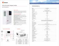 SRNE -Hybrid off grid inverter 3kW-5kW สตาร์ทมอเตอร์ได้ถึง 2แรงม้า(model 3kW) 4แรงม้า(model 5kW)