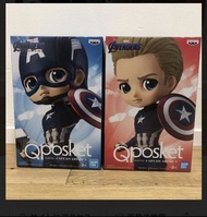 景品 Qposket marvel 復仇者聯盟 captain America 美國隊長 AB色 各一 全2 盒 日版