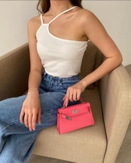 1694 Crop Tank Top Fashion Grosir 21 rib stretch premium quality