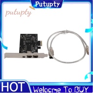 1394 Firewire Card,PCIe 3 Ports 1394A Firewire Expansion Card, PCI Express to External IEEE 1394 Ada