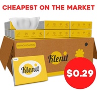 [$0.29/Pack] Klenit 4 Ply Household Facial Tissue Packet | 4 Ply Tissue Paper | Tissue Box Tissue Pa