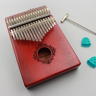 Thumb fiddle 8 notes 17 notes/21 notes kalimba peach blossom core kalinba mahogany colored portable 