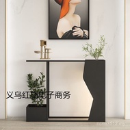Ultra-Narrow Iron Light Counter Modern Luxury Entrance Hallway Art Entrance Entrance Marble Creative