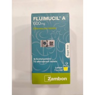 FLUIMUCIL A 600mg 10's Effervescent Tablet