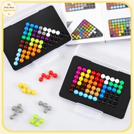 Puzzlia Beads Puzzle Set (2 Options) - Triangle / 6x10 Rectangle Brain Puzzle | IQ Logic Game | Educ
