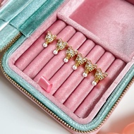 CHARM-Clytia Wings Hoop Earrings Butterfly