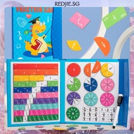 Magnetic Fraction Demonstration Book Magnetic Fraction Tiles and Circles Fraction Educational Puzzle