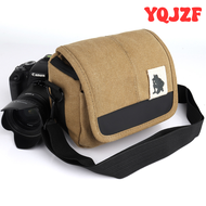 [YQJZF] กระเป๋ากล้องผ้าใบภาพเคสสำหรับ Sony ZV-E10 A7C A5100 A7CR ZV-E1 A6700 A6600 A6500 A6400 A6300 A6100 A6000 H400 NEX-6 ZVE10