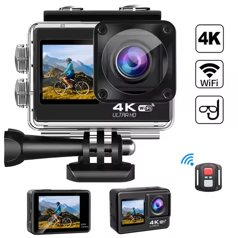 4K 60fps Driver Action Camera Ultra HD 1080P 120fps WiFi 2 Inch surf Underwater Waterproof Helmet Vi