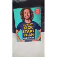 Joe Wicks 30 day Kick Start Plan 9.6x7.5 soft bound UK book