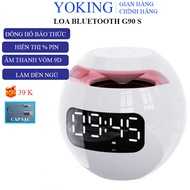 Loa bluetooth Yoking G90 S loa không dây nghe nhạc siêu trầm kèm đồng hồ báo thức làm đèn ngủ cao cấ