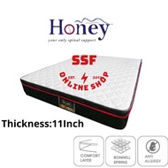Honey Mattress 11 inch with Euro Top Bonnell Spring/ TILAM 11 inci (Queen/King)