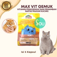 Vitamin Fattening Cat Weight Gain Max VIT Fat Vitamin Supplements To Increase Cat Appetite Max Fat V