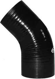 Silicone Hose, 45° Bend (Inner Diameter: 2.0-2.5 inches (50-64 mm), Color: Black) 54T.200/250-333-BK