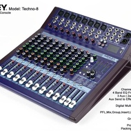 New Ashley 8 Channel Techno-8 Mixer