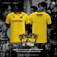 Onic Kairi Jersey Player Edition 2023/2024 Retro Collar Onic Jersey Esports Jersey Custom Name 2024 