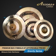 Arborea Gravity Series B20 Cymbal Set 14" 16" 20" | Crash Ride | Soma Music