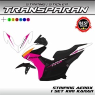 ALL NEW AEROX CONNECTED 155 NVX TRANSPARENT UV PHILIPPINES STRIPING STICKER VARIATIONS