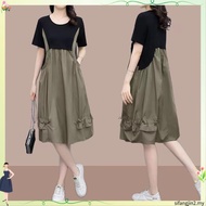 Large size dress    大码300斤  胖mm休闲连衣裙   Large size 300 pounds fat mm casual dress for women, reducing