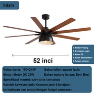 52-inch ceiling fan 6-speed DC motor with forward and reverse variable frequency high wind speed vil