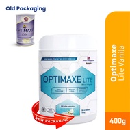 Optimaxe-Lite 400g - Vanilla Flavour HMS Healthstore