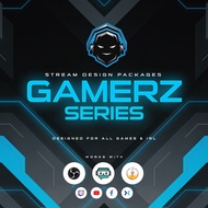 [Overlay] Gamerz Series Package - OBS Studio, Streamlabs, Facebook Gaming, YouTube, Twitch, StreamElements