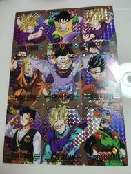 龍珠Fanscard 悟飯 barcode 9拼 紋理 硬閃卡