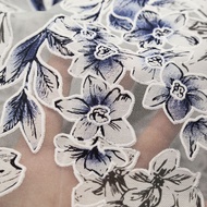 Organza Floral Print Fabric for Baby Apparel - DIY Crafting