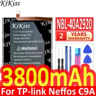 3800mAh KiKiss Powerful Baery for TP- Neffos C9A TP706A TP706C NBL-40A2920 NEW Mobile one Replacement Baeries